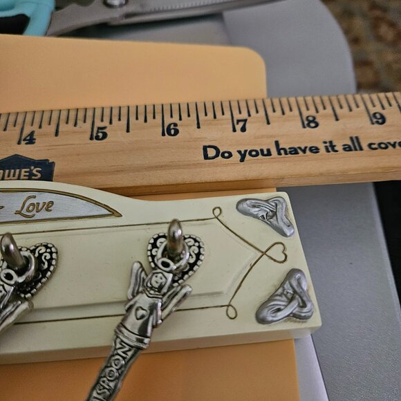 ganz angel hearts measuring spoons with hanging rack - Picture 7 of 7